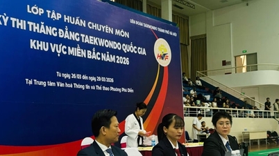 Přes 800 studentů bojových umění se zúčastnilo výcviku a složilo národní zkoušku pro postup do taekwondo v severním regionu.