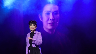 Het publiek was tot tranen toe geroerd toen Thanh Thanh Tam samen met Vu Linh "Hon Vong Phu" ten gehore bracht.