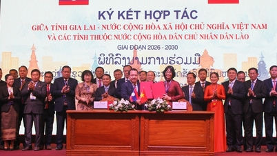 Gia Lai undertecknar samarbetsavtal med fyra provinser i Laos.