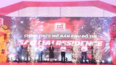 Sao Mai Residence resmi dibuka untuk penjualan: Meluncurkan peluang investasi baru di "kota bandara" Lam Son - Sao Vang.