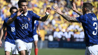 Francia aplastó a Colombia, alcanzando la cima durante las Jornadas de la FIFA.