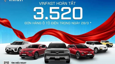 VinFast បានធ្វើឱ្យទីផ្សារភ្ញាក់ផ្អើលដោយបានបញ្ចប់ការបញ្ជាទិញរថយន្តអគ្គិសនីចំនួន 3,520 គ្រឿងក្នុងរយៈពេលត្រឹមតែមួយថ្ងៃប៉ុណ្ណោះ។