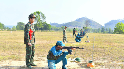 Improving AK submachine gun shooting skills for self-defense forces.