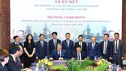 Se han firmado memorandos de entendimiento para la inversión en 14 proyectos en Thanh Hoa, por un total de casi 73 billones de VND.
