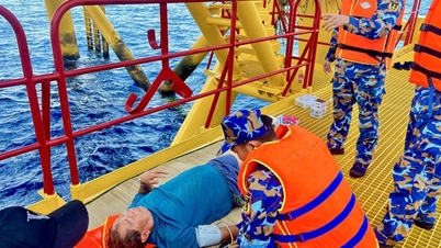 DK1/11 آف شور پلیٹ فارم نے مصیبت میں مبتلا ماہی گیروں کو ہنگامی امداد فراہم کی۔