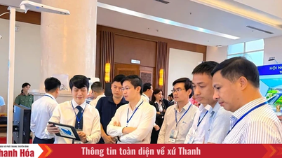 VNPT Thanh Hoa memperkenalkan ekosistem solusi digitalnya pada Konferensi Promosi Investasi Provinsi Thanh Hoa 2026.