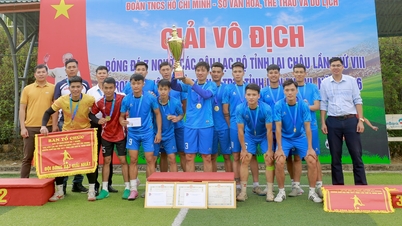 Cérémonie de clôture du 8e Championnat provincial de football à 7 de Lai Chau, 2026