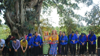 Ritual suci pemujaan dewa bumi dalam kalangan orang Tay dan Nung.