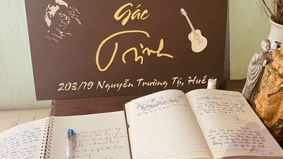 Notes manuscrites touchantes à la mémoire du musicien Trịnh Công Sơn à Gác Trịnh.