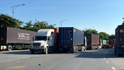 Les camions et les véhicules porte-conteneurs qui empiètent sur la chaussée constituent un danger pour la sécurité routière.