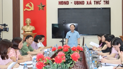 Supervising the management and organization of festivals in Thu Tri commune.