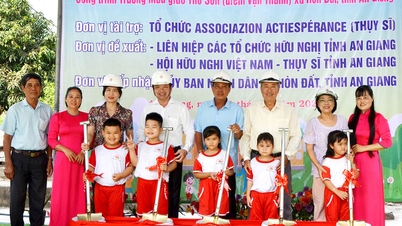 Khởi công xây dựng mới 2 phòng học tại Trường Mẫu giáo Thổ Sơn (điểm Vạn Thanh) xã Hòn Đất