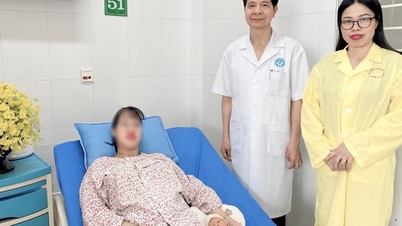 The woman experienced continuous seizures after a cesarean section due to magnesium deficiency.
