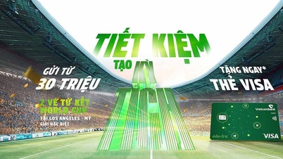 Deposit savings at Vietcombank, a chance to watch the 2026 World Cup.