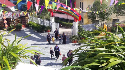The skilled community outreach kindergarten teachers in Mu Cang Chai