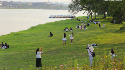 The check-in spot on the banks of the Perfume River is currently trending.