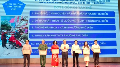 Le quartier de Phu Dien résume le travail d'élection des députés à la 16e Assemblée nationale et des députés aux Conseils populaires à tous les niveaux.