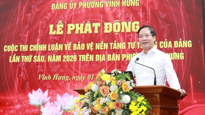 Vinh Hung Ward lansează cea de-a șasea ediție a concursului de eseuri politice despre protejarea fundamentului ideologic al partidului.