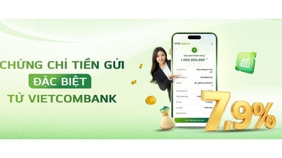 Vietcombank випускає онлайн-депозитні сертифікати з процентними ставками до 7,9% річних.
