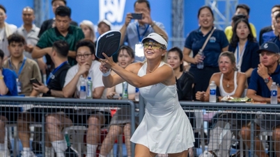 Regardez la meilleure joueuse de pickleball au monde participer au tournoi PPA Asie à Hanoï.
