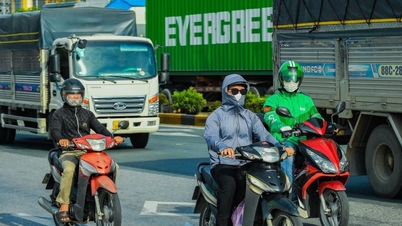 Nord-Vietnam opplever stigende temperaturer i forkant av tordenvær.