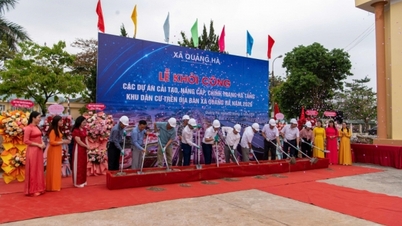 Quang Ha commune commences projects to renovate, upgrade, and beautify residential area infrastructure.