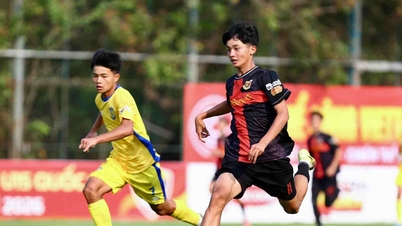 Finale van het nationale kampioenschap onder 15 jaar: SLNA en Tay Ninh winnen allebei nipt.