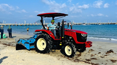La isla de Con Dao recibe una máquina de cribado de arena para la limpieza de playas valorada en varios millones de dólares, con una capacidad de más de 1,4 hectáreas por hora.