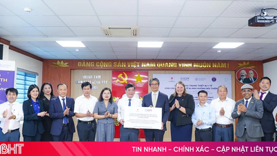 Ha Tinh receives medical aid worth 2.28 billion VND.