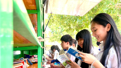 640 students from Phan Boi Chau Secondary School participated in the Reading Festival.