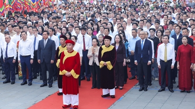 Wakil Presiden Vo Thi Anh Xuan menghadiri upacara pembukaan Festival Musim Semi Tay Thien 2026 (Tahun Kuda).