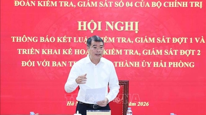 하이퐁시 당위원회 상임위원회에 대한 1차 모니터링 결과 발표.