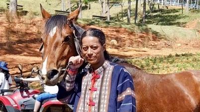 The equestrian club at the foot of LangBiang mountain.