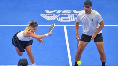 Verdens beste pickleball-par har Hanoi-fansen på kanten av setene.