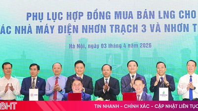 Líderes da província de Ha Tinh testemunharam a assinatura de um acordo para o fornecimento de GNL (Gás Natural Liquefeito) para projetos de geração de energia a gás.