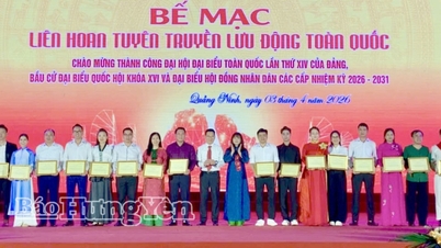Hung Yen câștigă 3 premii la Festivalul Național de Propagandă Mobilă din 2026.