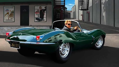 Aruncați o privire la ultra-rarul Jaguar XKSS din 1957, deținut de regretatul actor Steve McQueen.