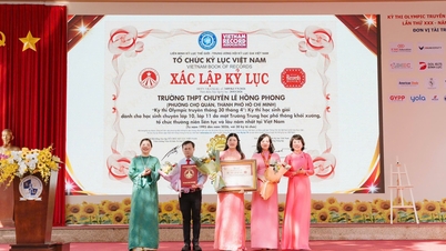 An exam held in Ho Chi Minh City, with a history of 30 years, has been recognized as a Vietnamese record holder.