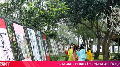 A new experience at the Nguyen Du Memorial Area