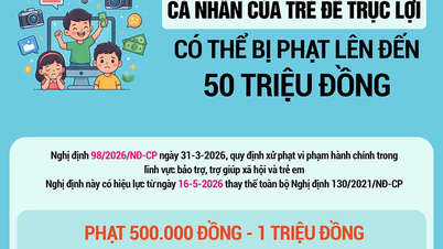 [INFOGRAPHICS] Exploiting children's personal images for profit can result in fines of up to 50 million VND.