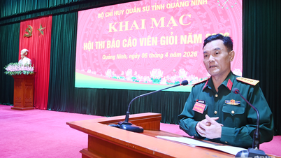 Khai mạc Hội thi Báo cáo viên giỏi trong LLVT tỉnh Quảng Ninh năm 2026
