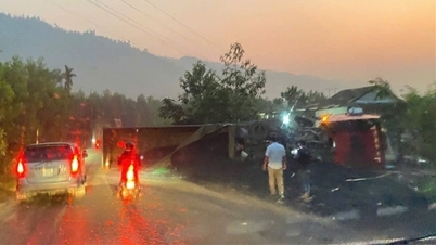 Kecelakaan lain terjadi di Jalan Raya Nasional 49 di Hue, seiring berlanjutnya program percontohan yang mengizinkan truk semi-trailer untuk melintas di malam hari.