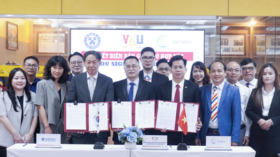 Vietnam-Korea University of Information and Communication Technology collaborates with a Korean university.