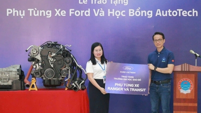 និស្សិតមកពីសាកលវិទ្យាល័យ Sao Do ទទួលបានអាហារូបករណ៍ និងកម្មសិក្សានៅប្រព័ន្ធ Ford។