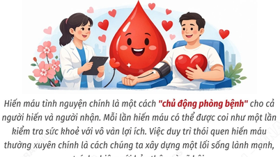 Voluntary blood donation - a proactive way to prevent disease for the community.