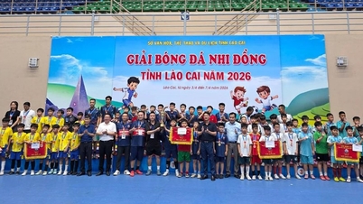 A 2026-os Lao Cai Tartományi Gyermek Labdarúgó Torna záróünnepsége