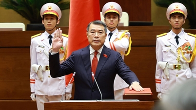 Der neue Premierminister Le Minh Hung leistet den Amtseid und hält seine Antrittsrede.
