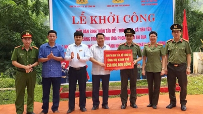 Comienzan las obras de construcción de un puente comunitario en Tien Yen y Cao Bo.