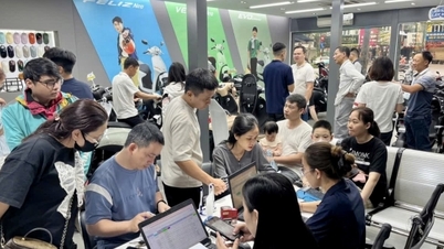 Hanoi residents are increasingly interested in electric motorbikes.