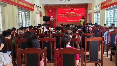 Le Comité populaire de la commune de Quang Han a organisé un rassemblement le 7 avril pour lancer la Journée nationale de la santé et répondre à la Journée mondiale de la santé.